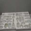 Glass Bud Vase Set of 30, Clear Bud Vases in Bulk, Small Flower Vases for Table Centerpieces, Mini Vintage Vases for Rustic Wedding Party, Bridal Shower, Home Decoration (30 Pack)