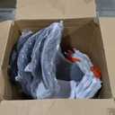 Sunset Trading Echo Upholstered Dining Chairs | Set of 4 | Matte Black Tapered Metal Legs | Charcoal Gray Padded Faux Leather Fabric Seats & Backs | Contemporary Modern Mid-Century Kitchen Side chairs