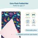 Wildkin Kids Original Nap Mat Cozy Kids Sleep Mat with Pillow, ideal for School & Travel, One Size