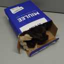 MIULEE Faux Fur Plush Decorative Throw Pillow Covers 18x18 Set of 4, Boho Farmhouse Soft Fuzzy Striped Cushion Covers for Sofa Couch Bed Living Room Vintage Rustic Home Decor,Brown