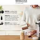 Keurig K-Cafe Single-Serve K-Cup Coffee Maker, Latte Maker and Cappuccino Maker, Comes with Dishwasher Safe Milk Frother, Coffee Shot Capability, Compatible with all Keurig K-Cup Pods, Dark Charcoal