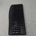 Wireless Keyboard and Mouse Combo, E-YOOSO 2.4GHz Full Sized Ergonomic Wireless Keyboard with Wrist Rest, 3 DPI Adjustable and 6 Buttons Cordless USB Mouse for Computer, Laptop, PC, Windows (Black)