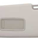 SCITOO Gray Left Driver Side Auto Sun Visor Assembly fit for 2008-2014 for Subaru Impreza Without Sunroof