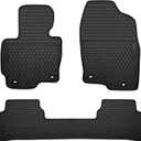 Car Floor Mats Custom Fit for Mazda CX 5 CX-5 SUV 2013 2014 2015 2016 Odorless Washable Rubber Foot Heavy Duty All Weather Car Floor Liner-Black
