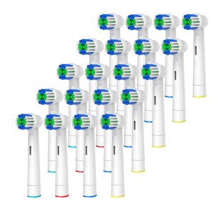 Replacement Toothbrush Heads Compatible with Oral-B Braun, 20 Pcs Professional Electric Toothbrush Brush Heads for Oral B Replacement Head Refill Pro 500/1000/1500/3000/3757/5000/7000/7500/8000