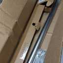 Ivilon Drapery Window Curtain Rod - End Cap Style Design 1 Inch Pole. 28 to 48 Inch Color Satin Nickel