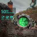 cofuo Kids Digital Watch for Boys Girls, Boys Watches Ages 3-17,Sport Outdoor Watch for Kid, 50M Waterproof Analog Multifunctional Chronograph LED Alarm Stopwatch Silicone Band, Kids Gift