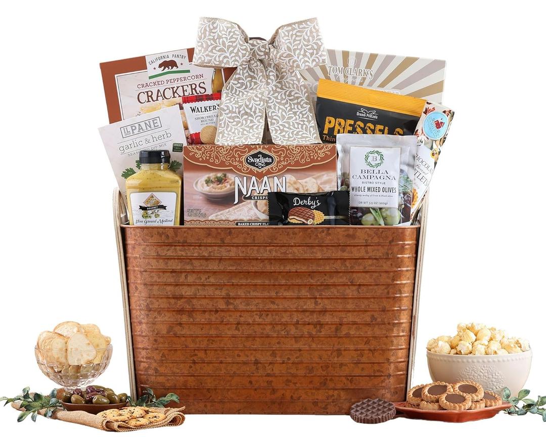 Wine Country Gift Baskets Deluxe Gourmet Gift Basket Great For Thank You, Condolences, Congrats and more