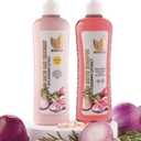 NATURAL SANT - Onion Biotin and Rosemary Shampoo & Treatment Set for Stronger, Thicker and Longer Hair - Soft and Shine, Hair Loss and Thinning, Growth Shampoo, Paraben Free, Silicone Free