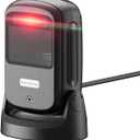 NetumScan Automatic Hands-Free Barcode Scanner - 1D/2D Desktop USB Wired Scanner for Retail Store, Warehouse, Supermarket, POS System, Checkout Counter (Windows/Mac/Linux)