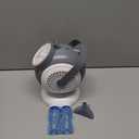 Rechargeable Bubble Machine - Auto 360 Rotation, 75 Tilt Range, 10 Large Wands - Bubbles Blower Maker for Kids, Toddlers, Outdoor Play, Wedding, Birthday, Parties, Gifts Toys for Boys, Girls (White)