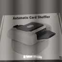 Automatic Card Shuffler 2 Deck, Rechargeable Playing Cards Shuffling Machine with One-Press AUTO&Manual Mode, Electric Poker Shufflers for UNO, Skip-Bo, Phase 10, Home Party Card Games (White)