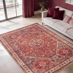 Keen Home Design 3x5 Rug - Machine Washable Entry Rug with Non-Slip Backing, Ideal for Enteryway, Kitchen, Bathroom, Laundry Room - Vintage, Easy Clean, Durable, Low Pile Rug