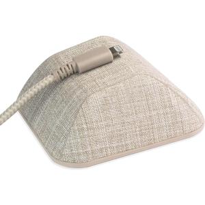 Smartish Magnetic Cord Holder - Cable Wrangler Organizer with Magnet Clips for Charger Management on Desktop, Nightstand for USB-C + Lightning - Lightly Toasted Beige (Medium)