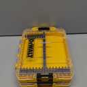 DEWALT Tool Box, Medium 8-Compartments Small Parts Organizer, Portable Tough Case Screw Organizer Toolbox with Customazible Dividers (DWAN2190)