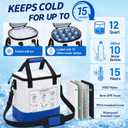Ice Therapy Machine for Knee After Surgery with Inflatable Leg Raise Pillow & Large Cold Pad, 12QT Continuous Ice Machine for Shoulder Recovery, ACL Recovery, Sport Injuries