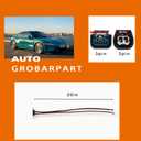 2 Pcs Engine Oil Pressure Sensor Sender Switch & Coolant Temperature Sensor 5149062Aa 5149077Ab Connector Fit for Jeep Grand Cherokee Fit for Dodge Avenger Fit for Ram 1500 2500 3500