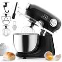 Electactic Stand Mixer With 12 Speed,5.3 Quart Electric Mixer With Tilt Head, Kitchen Mixer for Daily Use with Egg Whisk,Dough Hook,Flat Beater