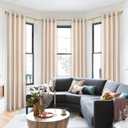 TONIAL 3/4 Inch Bay Window Curtain Rods, 36 to 72 Inch Center Rod for window 24 to 68 Inch, 20 to 36 Inch Side Rod for window 16 to 32 Inch, Decoratice Drapery Rods with Small Cap Finial, Antique Gold