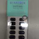 BTArtbox Press On Nails Short - Haunted Sapphire, Dark Blue Navy Press On Nails with Glue for Women, Winter Opaque Soft Gel Glue On Nails in 15 Sizes - 30 Stick On Nails Kit