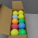 D-Xam Multi Color Ping Pong Balls Table Tennis Ball for Games Arts Pong Balls Pack of 50, 30 and More (40mm Size) for Party Pets School Activities Christmas Halloween Assorted Colors