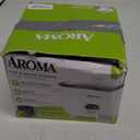 AROMA Rice Cooker, 3-Cup (Uncooked) / 6-Cup (Cooked), Small Rice Cooker, Oatmeal Cooker, Soup Maker, Auto Keep Warm, 1.5 Qt, White, ARC-393NG