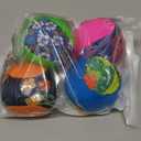 Swimline Neoprene Covered Dive Squishy Balls Toys 4-Pack Weighted Catch and Retrieval Game for Swimming Pool & Bath Tub for Kids Multi Color Rings Underwater Dive Practice Education Learn