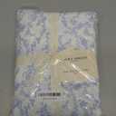 Laura Ashley - Full Sheet Set, Breathable Percale Cotton Bedding, 200 Thread Count, Floral Home Decor (Victoria Blue, Full)
