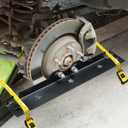 Premium Wheel Alignment Tool with Hanging Holes, Stainless Steel Toe Alignment Tool Plates, Black