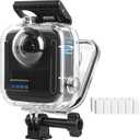FitStill Waterproof Diving Case Only for Go Pro MAX2,131FT/40M Underwater Shell Anti-Scratch Invisible Dive Protective Cover Housing with Bracket Mount Accessory(NOT for MAX 2019&MAX360 2025)