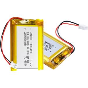 103450 3.7v 2000mah Lipo Polymer Lithium Rechargeable Battery for Can Replace 103454 963450 Lipo Battery (2 Batteries Pack)