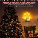 Meonum 2 Pack Christmas Night Light, 6 Color LED Vintage Christmas Night Light Dusk to Dawn, Nightlights Plug Into Wall for Bedroom Bathroom Living Room Porch Holiday Decor (Tree)
