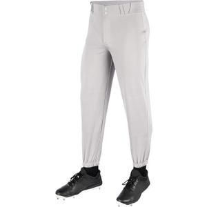 CHAMPRO Boys Stretch - Abrasion Resistant MVP Classic Baseball Pant, Grey, Large US