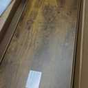 Veken 47.2 Inch Standing Desk Electric, Height Adjustable Sit Stand Up, Cable Clip, Wood Desktop, Work Home Office Computer PC Table, Writing Study Rising Desks, Brown