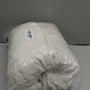 Flamingo P Large Couch Cushion Covers 3 Piece Set Sofa Seat Slipcovers for Deep Oversized Cushions with Elastic Bottom Furniture Protector for Pets & Kids, 3 Seat XL Cushion Cover, Ivory