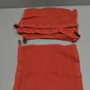 Homaxy 100% Cotton Waffle Weave Kitchen Dish Cloths, Ultra Soft Absorbent Quick Drying Dish Towels, 12 x 12 Inches, 5-Pack, Brick Red