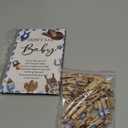 Unittype 51 Pcs Don't Say Baby Shower Game Favors Include Western Cowboy Baby Shower Sign and 50 Mini Cowboy Clothespins for Boys Girls Gender Reveal Party Decoration Supplies