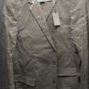 Coconut Grove Men's Regular Fit Linen-Blend Suit Jacket with Chest Pocket 48LG