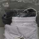 Neer 3 Pack Women's Sweatpants with Pockets, High Waisted Casual Yoga Pants Cozy Lounge Drawstring Loose Wide Leg Jogger (Medium, Black, Graphite Gray, White)