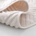 YiLUOMO Lime White Hand Towels Set of 2 Herringbone Striped Weave Pattern Ultra Absorbent 100% Cotton Super Soft Hand Towel for Bathroom 13 X 29 Inch