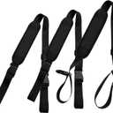 3 Pcs Carry Strap for Beach Chair Folding Chair Adjustable Beach Chair Backpack Straps Straps for Carrying Folding Chair for Beaches Camping Backpacking Picnics Outdoor (Black)