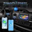 Wireless Single Din Car Stereo with Apple Carplay,IPS Touch Screen Car Radio with Bluetooth,Backup Camera,FM/AM Car Radio,Car Play Android Auto,AUXTF,Type-C,USB