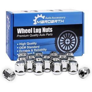 Set of 20, 12x1.5 Radius Lug Nuts with Ball Seat Compatible with Honda Acura Factory Alloy Wheels