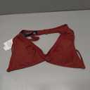 Amazon Essentials Womens Light-Support Classic Bikini Swimsuit Top (Medium, Brick Red)