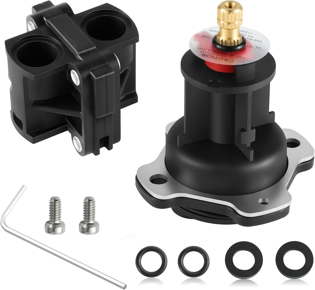 GP76851 Mixer Cap and GP500520 Pressure Balancing Unit Kit, Compatible with Kohler GP77759, GP876851 Part, Shower Valve Cartridge Replacement Repair Kit for Rite Temp and 1/2" Shower Valve