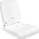 Step2 Foldable Adult Flip Seat, Portable Outdoor Chair for Poolside, Tailgating, Camping, Picnic Chair, Provides Back Support When Sitting on Ground, White