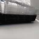 10 Pack Catering Trays with Lids 17" Serving Tray with Lid, Heavy Duty Recyclable Plastic Party Platters for Catering, Buffet, Picnics & Events Food Tray with Clear Lid (17.72 x 12.20 x 2.95 inch)
