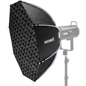 NEEWER 28"/70cm Octagonal Softbox, Quick Release Bowens Mount Softbox with Honeycomb Grid, Light Diffusers, Bag for RGB CB60 CB60B CB200B MS60B MS60C MS150B S101-300W/400W Pro Vision 4 Q4, NS27P