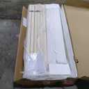 Queen Bed Frame with Upholstered Headboard, Velvet Platform Bed Frame Wingback with Strong Wooden Slats Support, No Boxing Spring Needed, Noise Free (Beige, Queen)