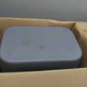 Amazon Basics Lightweight Rectangular Commercial Office Wastebasket, 10 Gallons, Grey